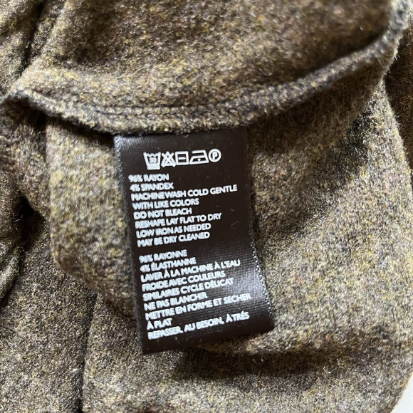 Urban Outfitters Dress soft stretch Long sleeve Knit BDG Olive Size S Lagen Look - Picture 5 of 8